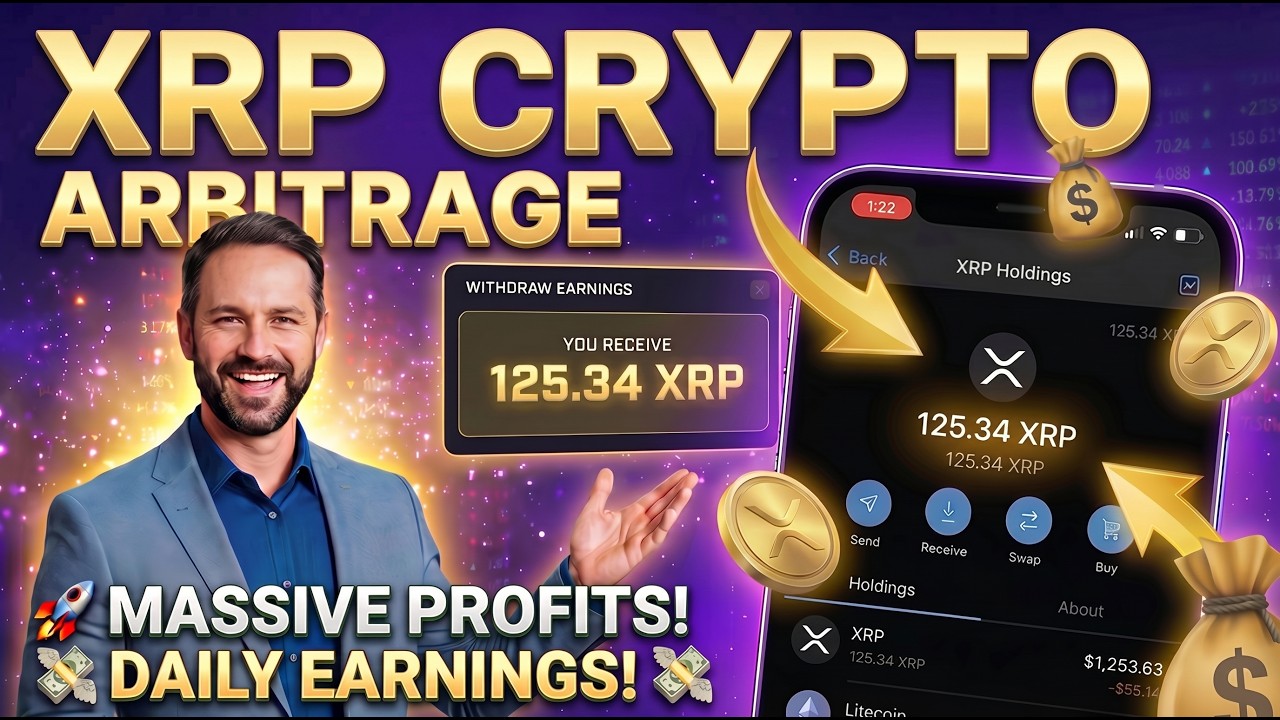 XRP Crypto Arbitrage Strategy! XRP Trading