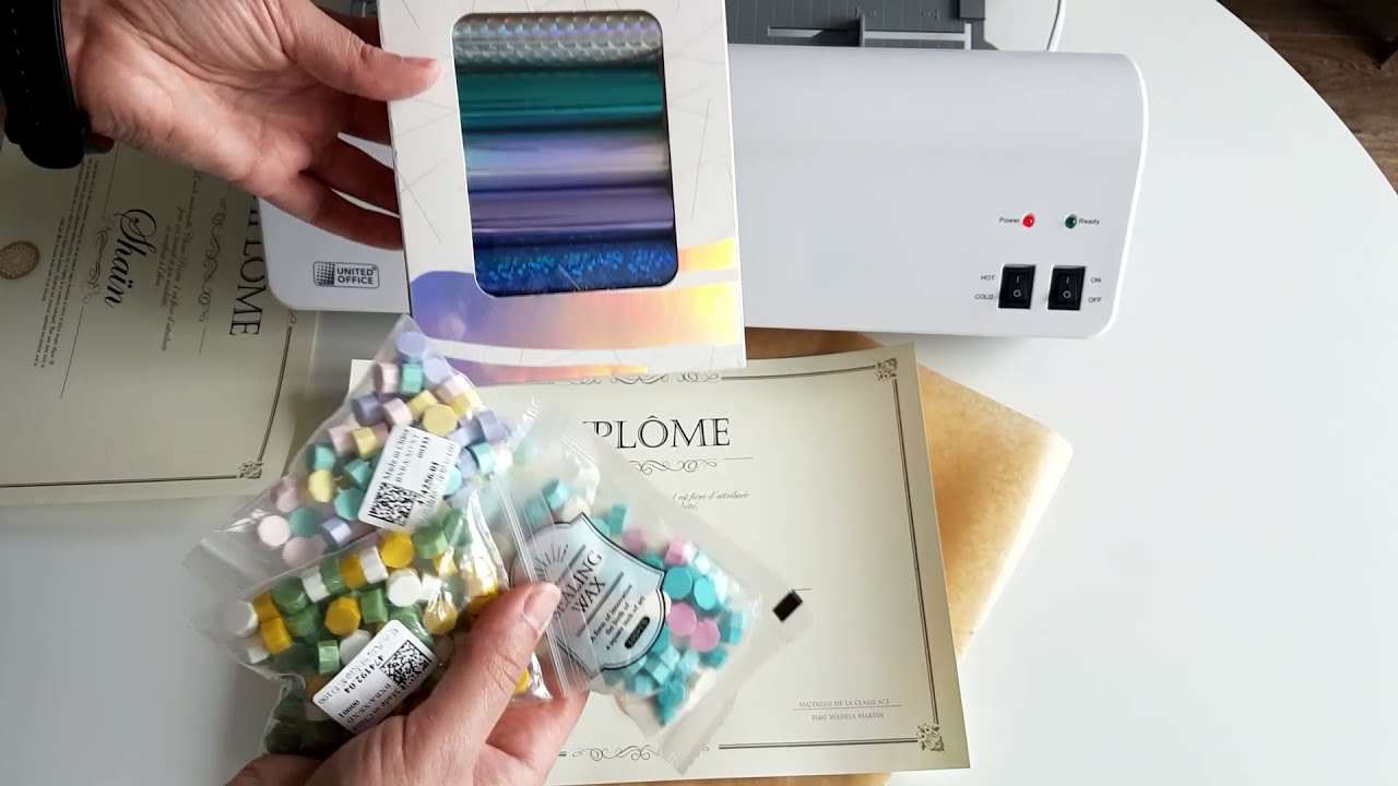 Test du foil action avec la plastifieuse Lidl