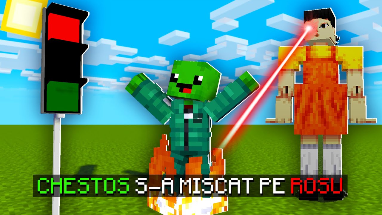 Minecraft Dar Daca Te Misti Mori... *Rosu Verde*