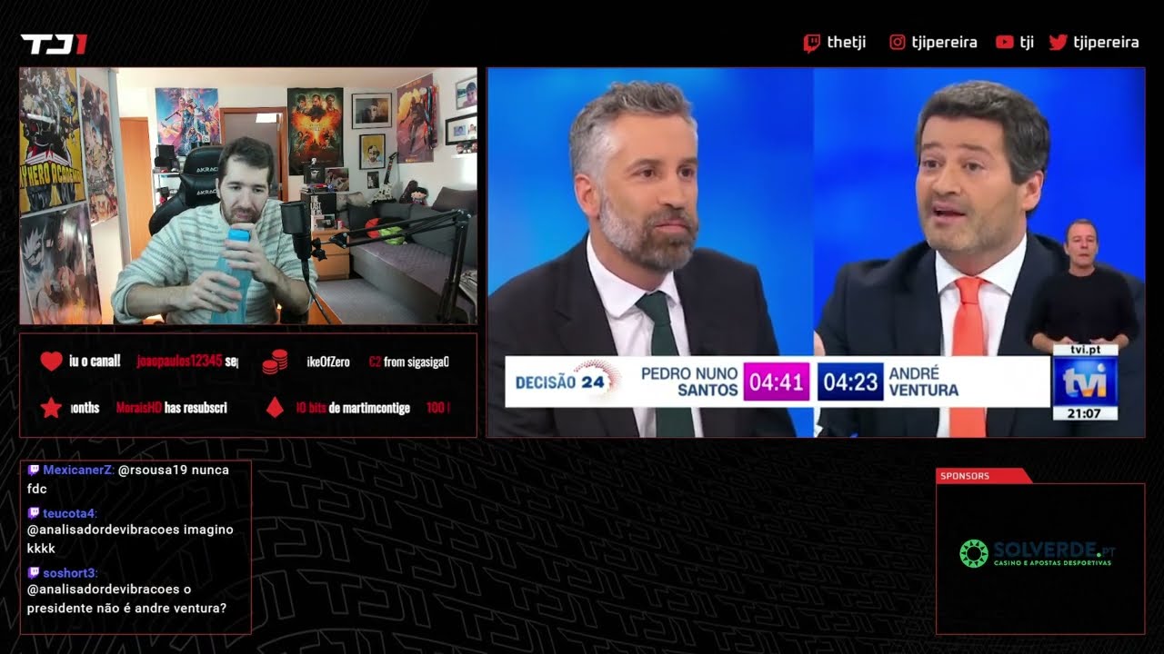 TJI REAGE A DEBATES ELEITORAIS 2024 - PEDRO NUNO SANTOS (PS) VS ANDRÉ VENTURA (CHEGA)