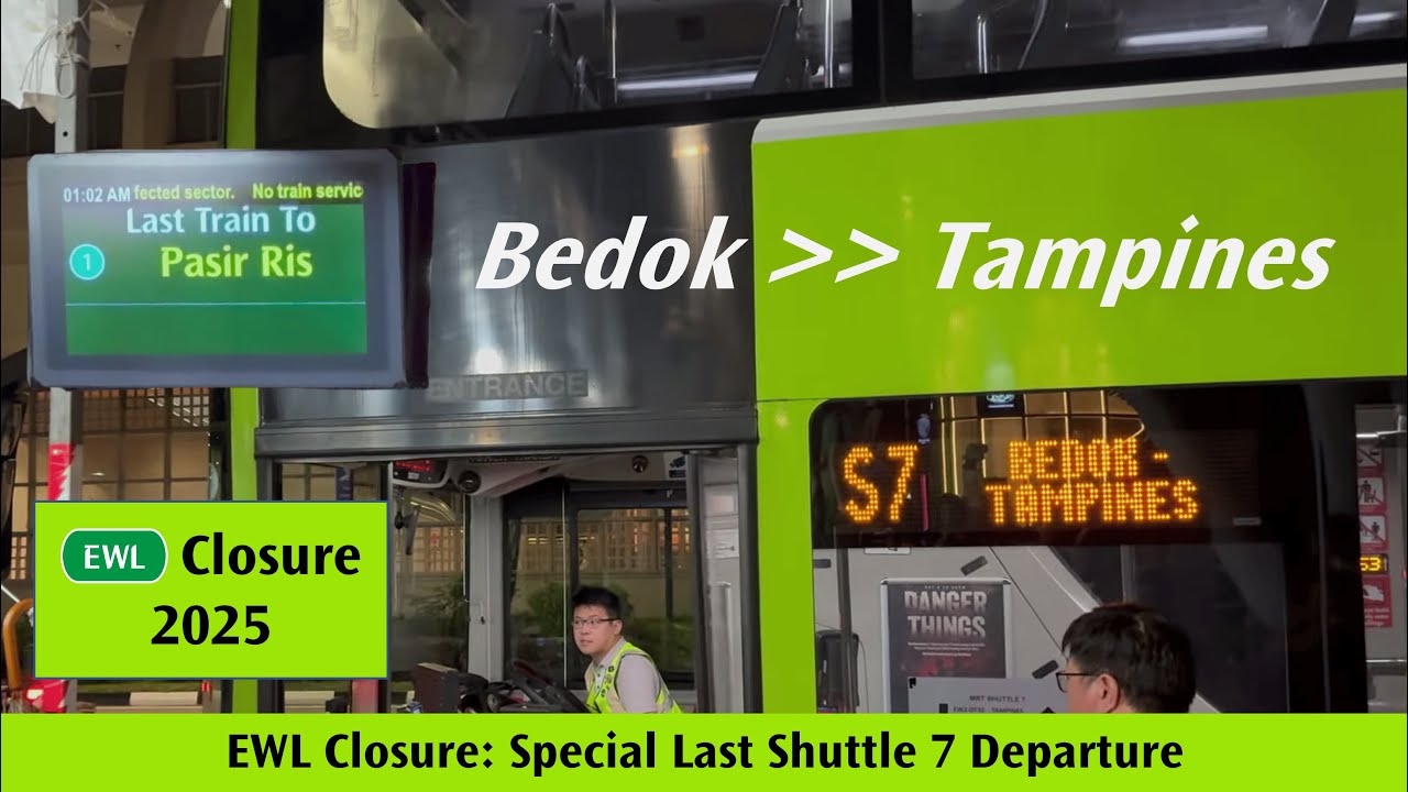 EWL Closure: Special Last Shuttle 7 Departure