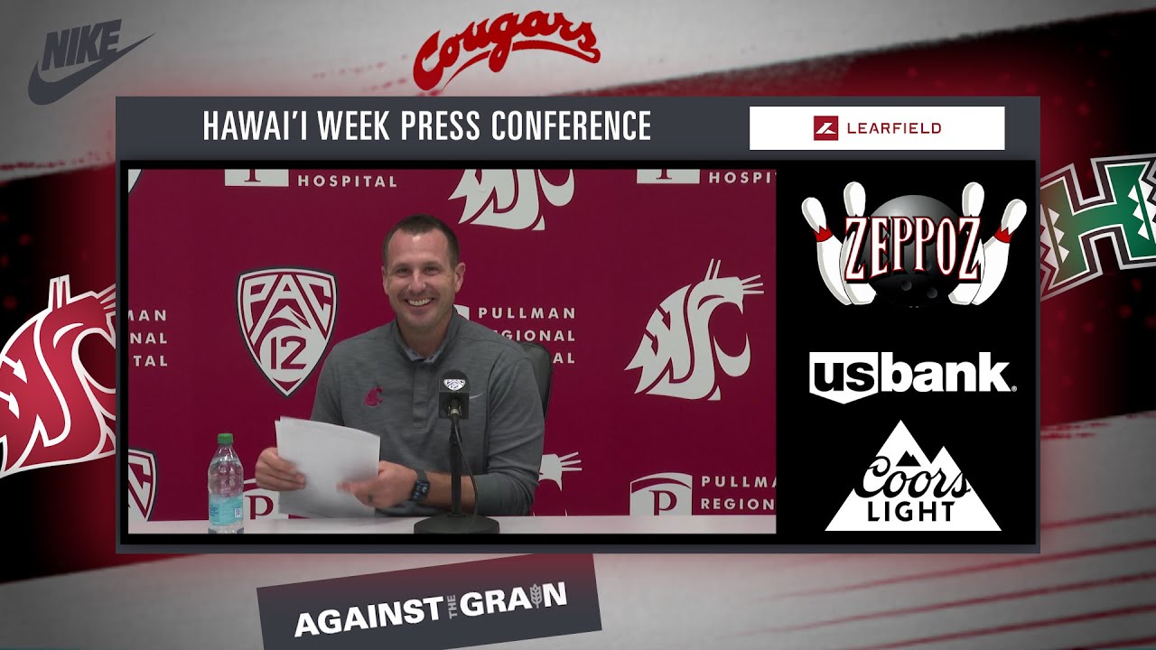WSU Football: "This is our kids' home" | Jake Dickert Hawaii Week Press Conference | 10/14/24