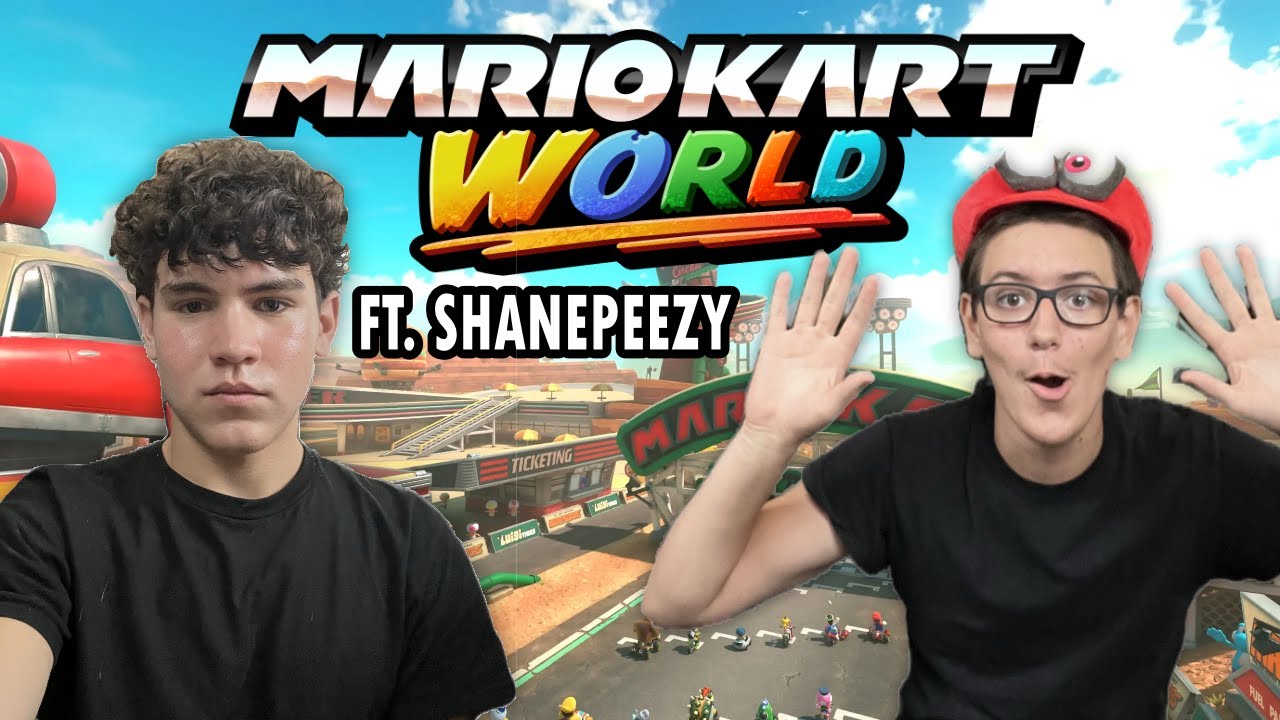 MARIO KART WORLD WITH VIEWERS LIVE FT. SHANEPEEZY!!!