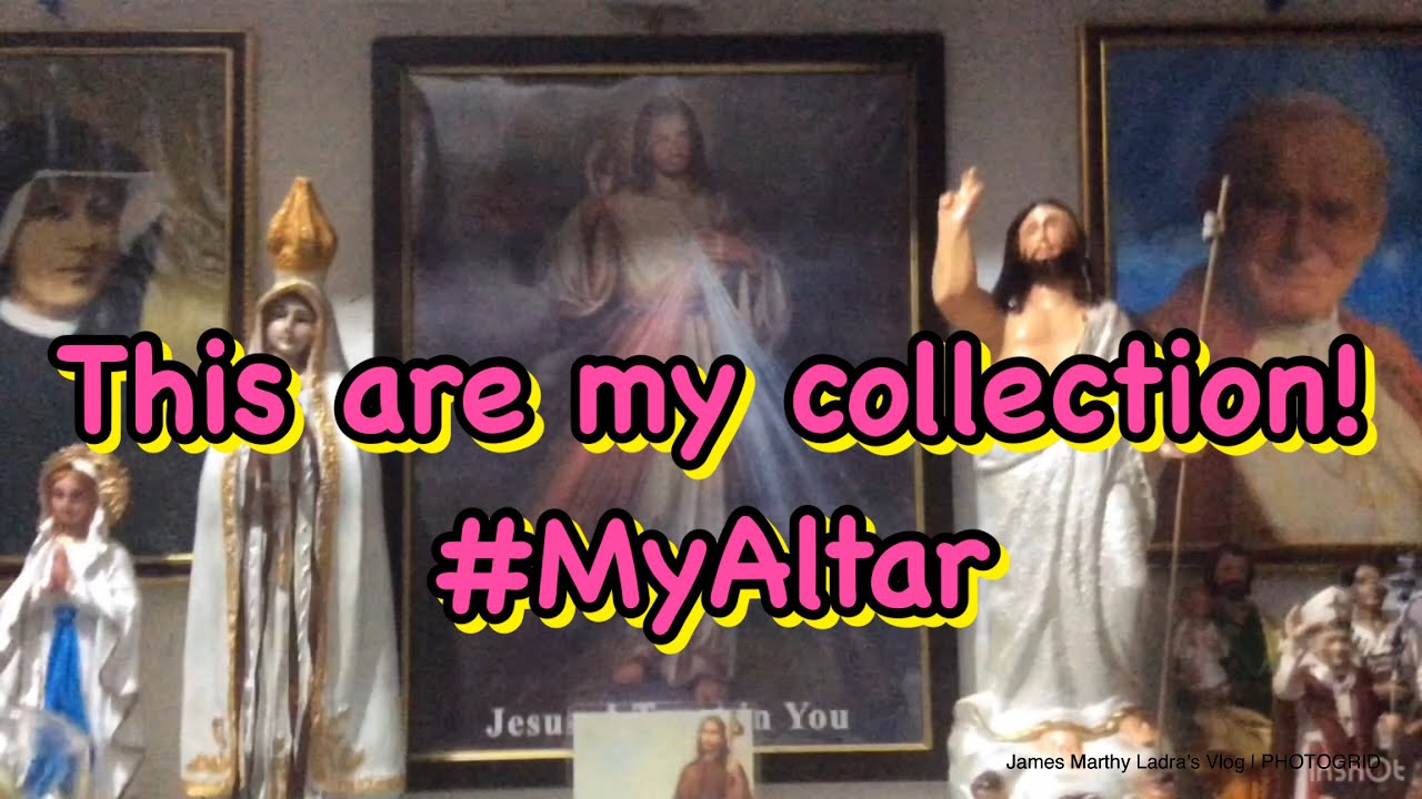 This are my santo collection #santoscollection #MyAltar #santo  | James Marthy Ladra's Vlog