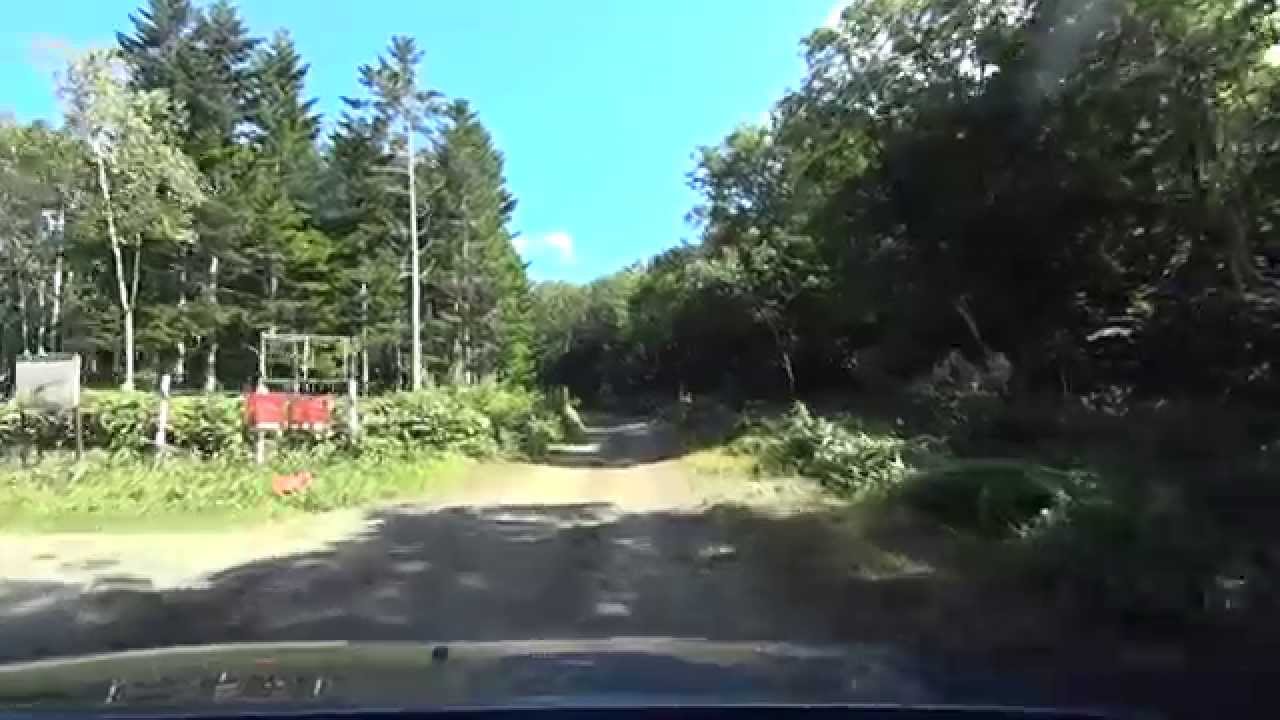 2015.09.17 様似幌満川上流部への道 4倍速