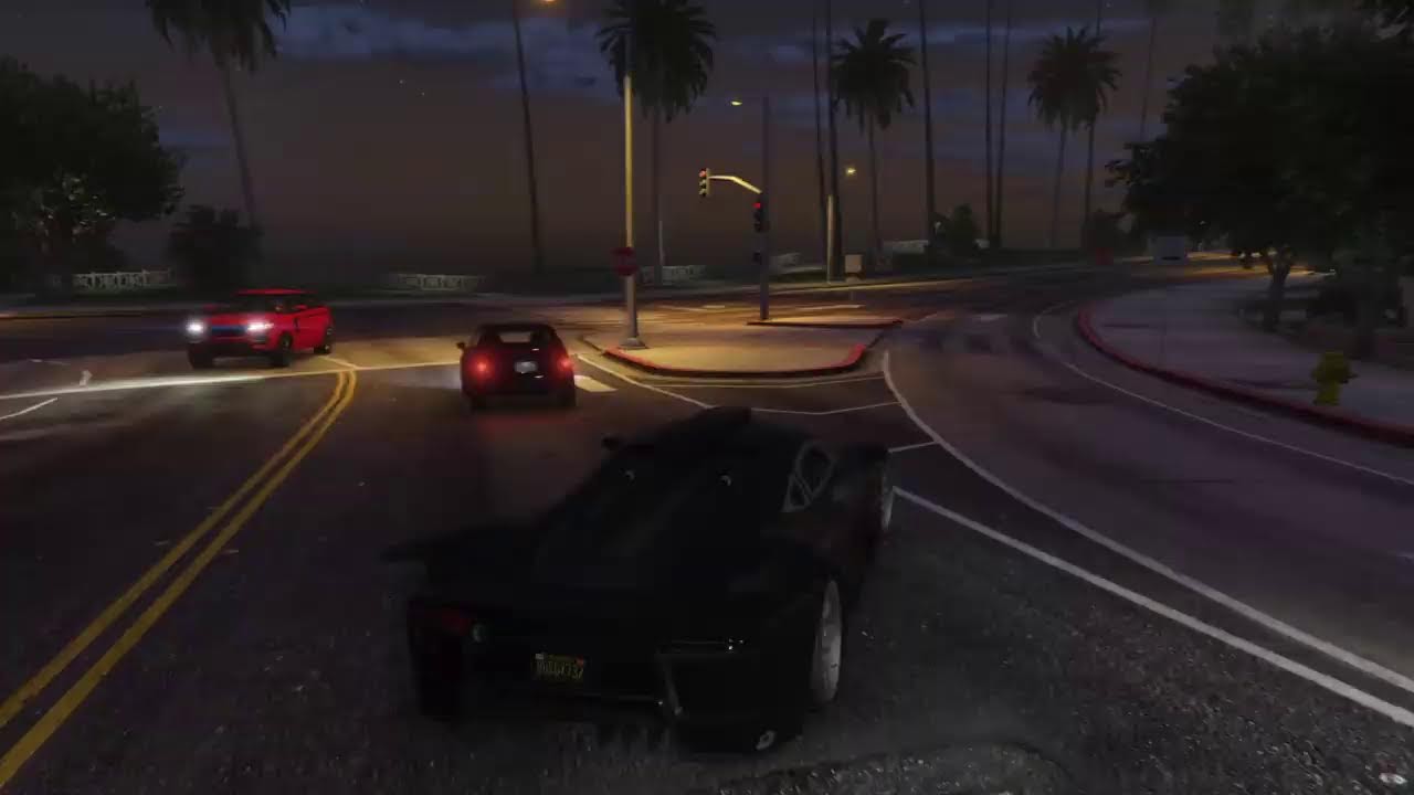 Running from the police (GTA5)