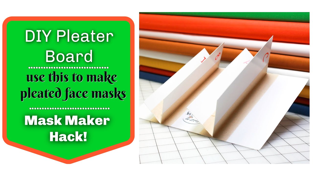 Make your own Pleater Board - DIY Tutorial - perfect for pleated face masks