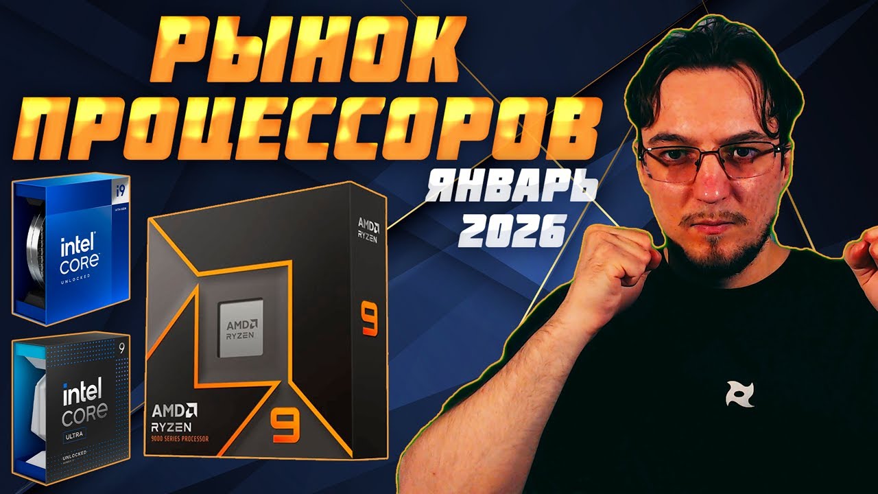 Рынок ПРОЦЕССОРОВ | Зима 2026 | Какой ПРОЦЕССОР купить | Как выбрать ПРОЦЕССОР