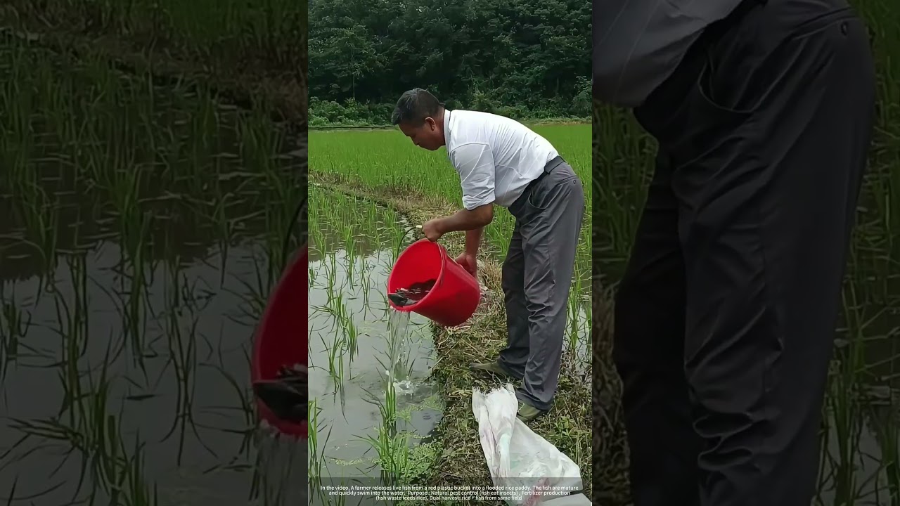 SMART Farming Hack : Rice Paddy Fish-Double Your Harvest !