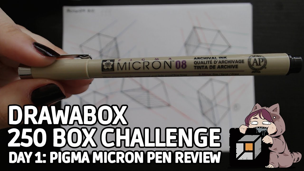 Drawabox 250 Box Challenge - Micron 08 Review