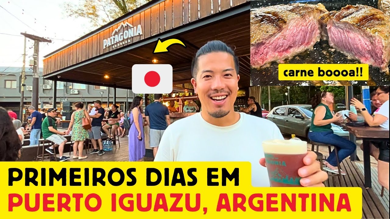 Primeiro dia de um japonês em Puerto Iguazu, Argentina