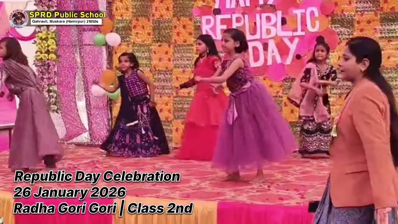 “Radha Gori Gori Dance Performance | Class 2 | Republic Day Celebration 🇮🇳”