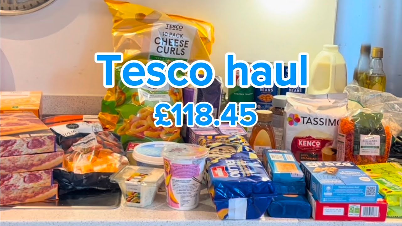 Покупки продуктов в Tesco и план питания | Покупки
