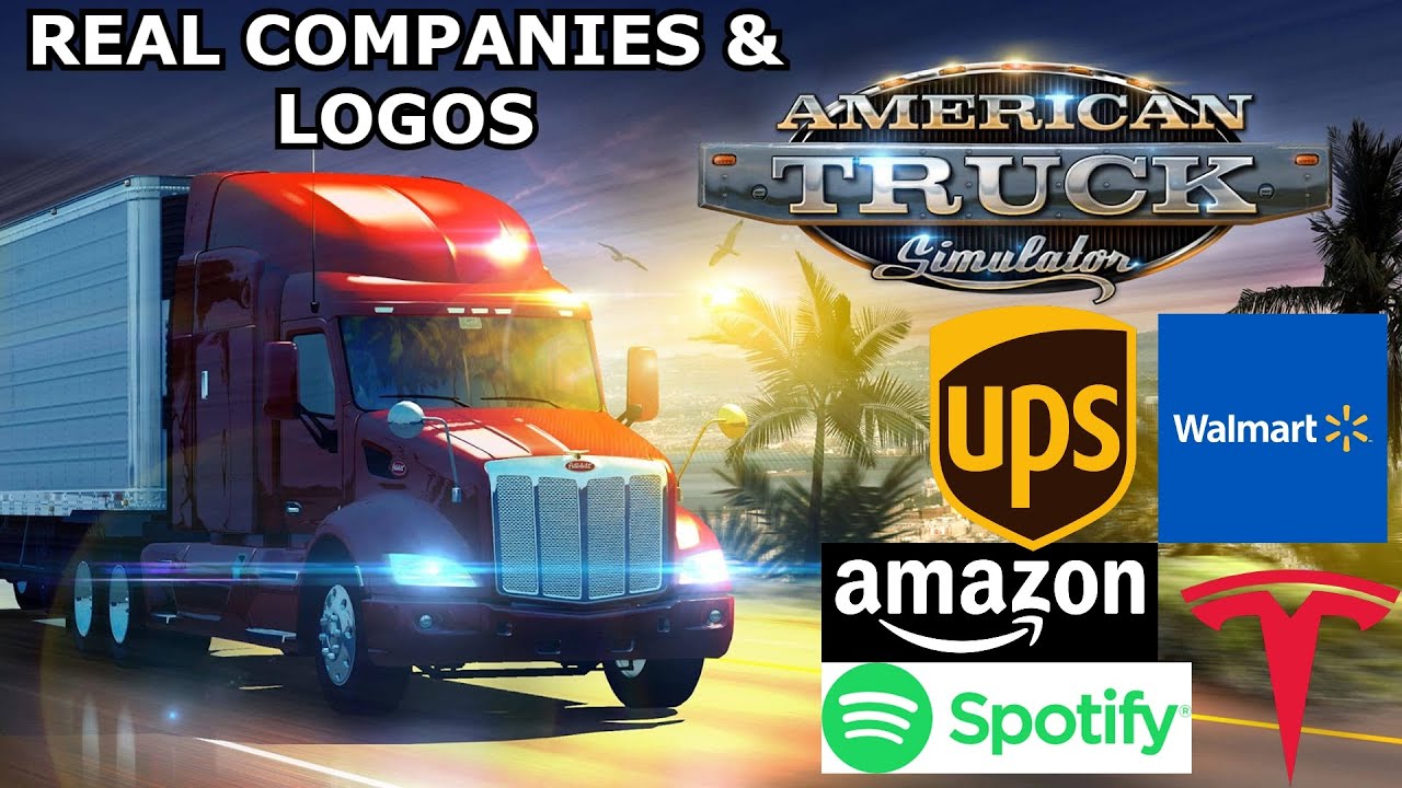 American Truck Simulator - How to Get Real Company Logos & Billboards (Mod Tutorial)