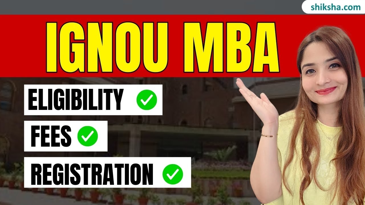 IGNOU MBA Admission 2025: Complete Eligibility, Fees & Admission Process #ignou #mbaadmission