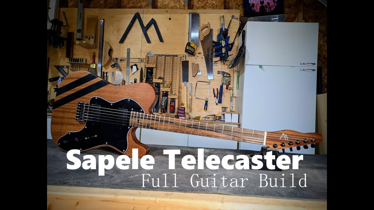 Sapele Telecaster - Full Guitar Build