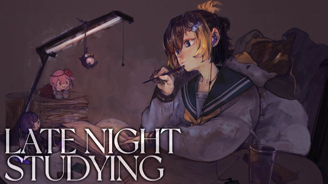 【STUDY WITH ME】it's late at night but let's work hard!【NIJISANJI EN | Petra Gurin】