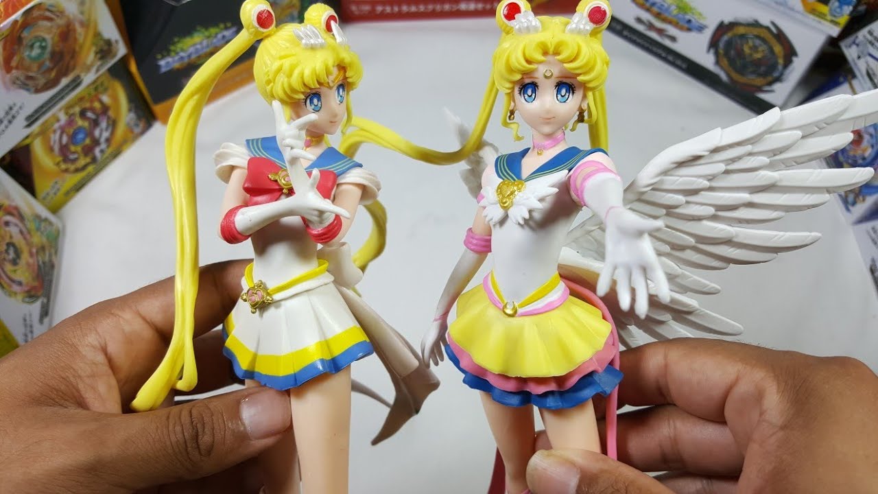 Sailor Moon Glitter & Glamours and Eternal figures bootleg pack unboxing & review | Victor Cajal