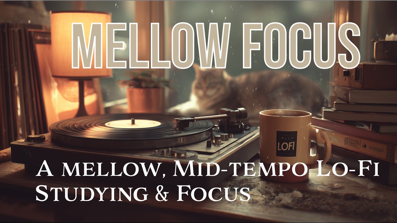 Mellow Rhodes Melodies 🎹 Lo-Fi Boom-Bap Instrumental | 3 HOUR Clean Study Flow