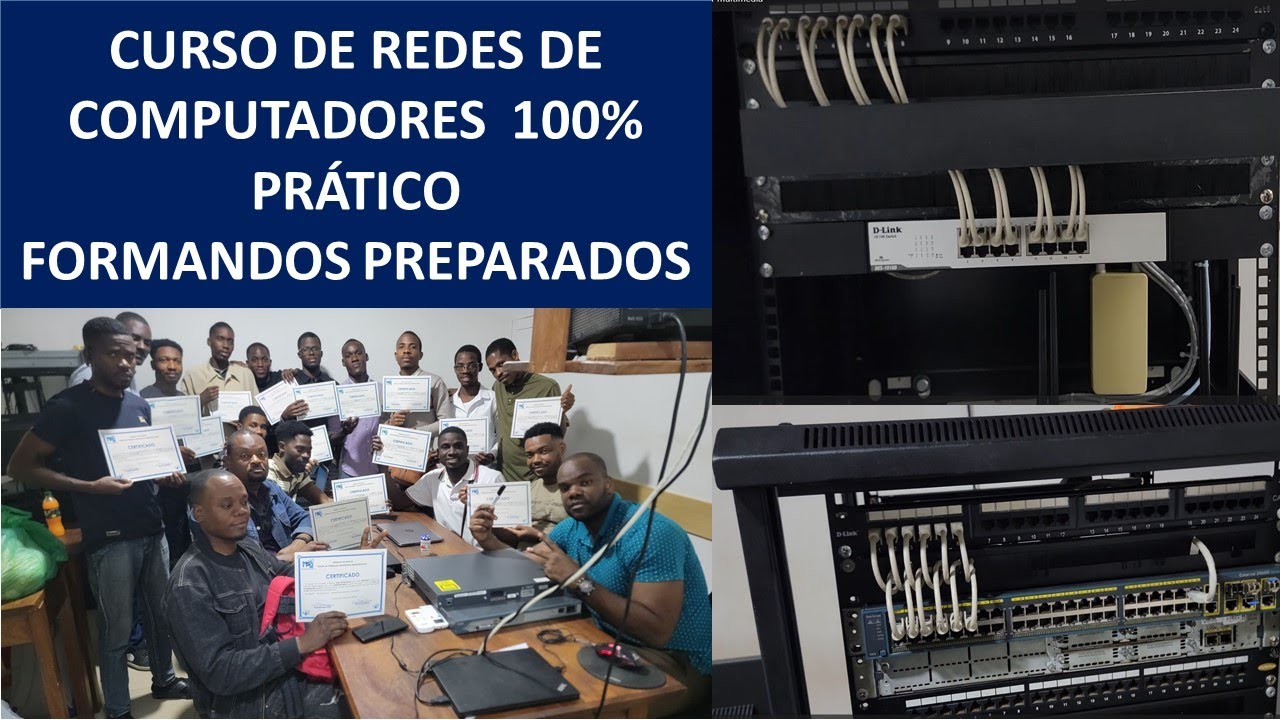 CURSO DE REDES DE COMPUTADORES 100% ELES CHEGARAM LONGE COM ESSE GRANDE CURSO DE REDES.