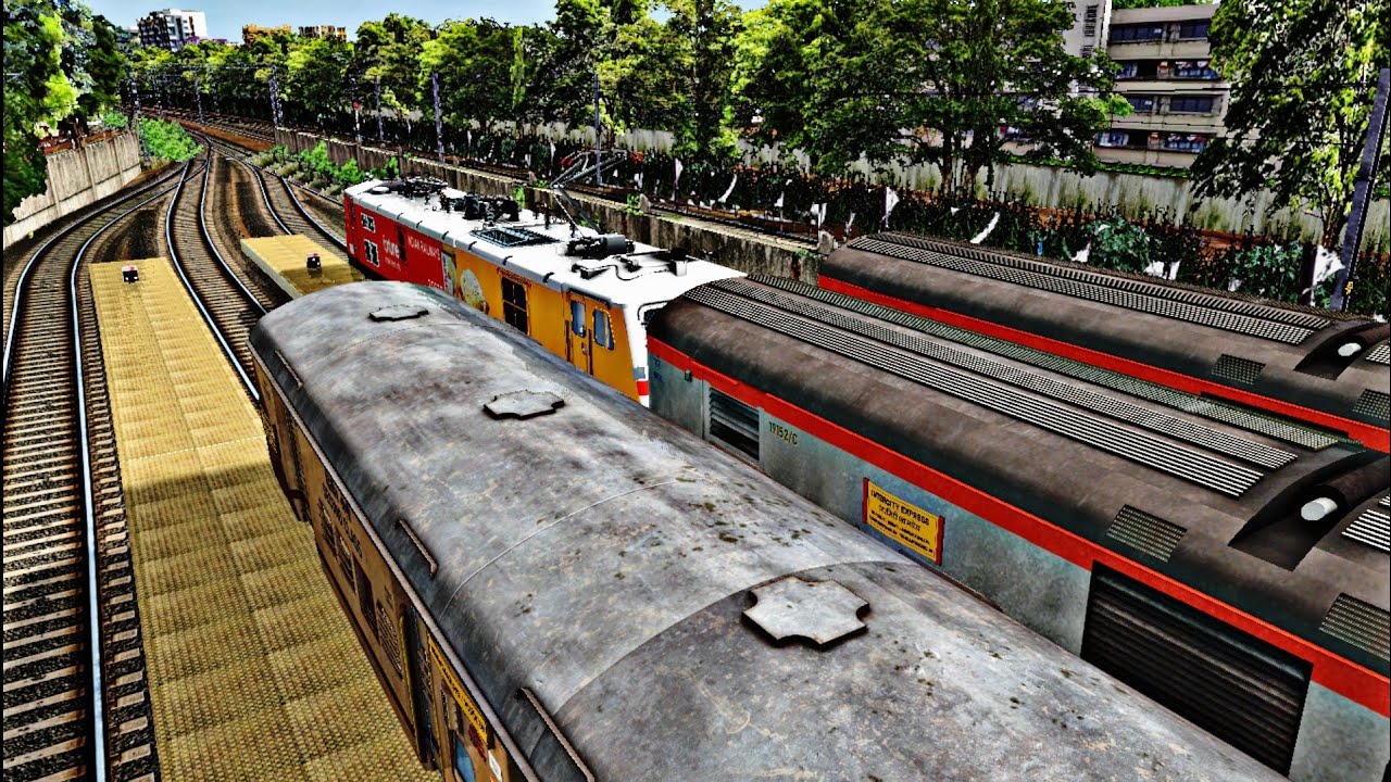 ST–BDTS Intercity Express Shunting at Surat  Indian Railways