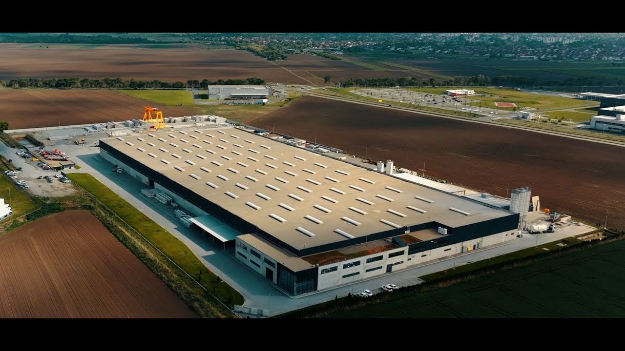 Put inženjering–MOBECO/ Proizvodnja duplih zidova i omnia tavanica / Carousel plant for double walls