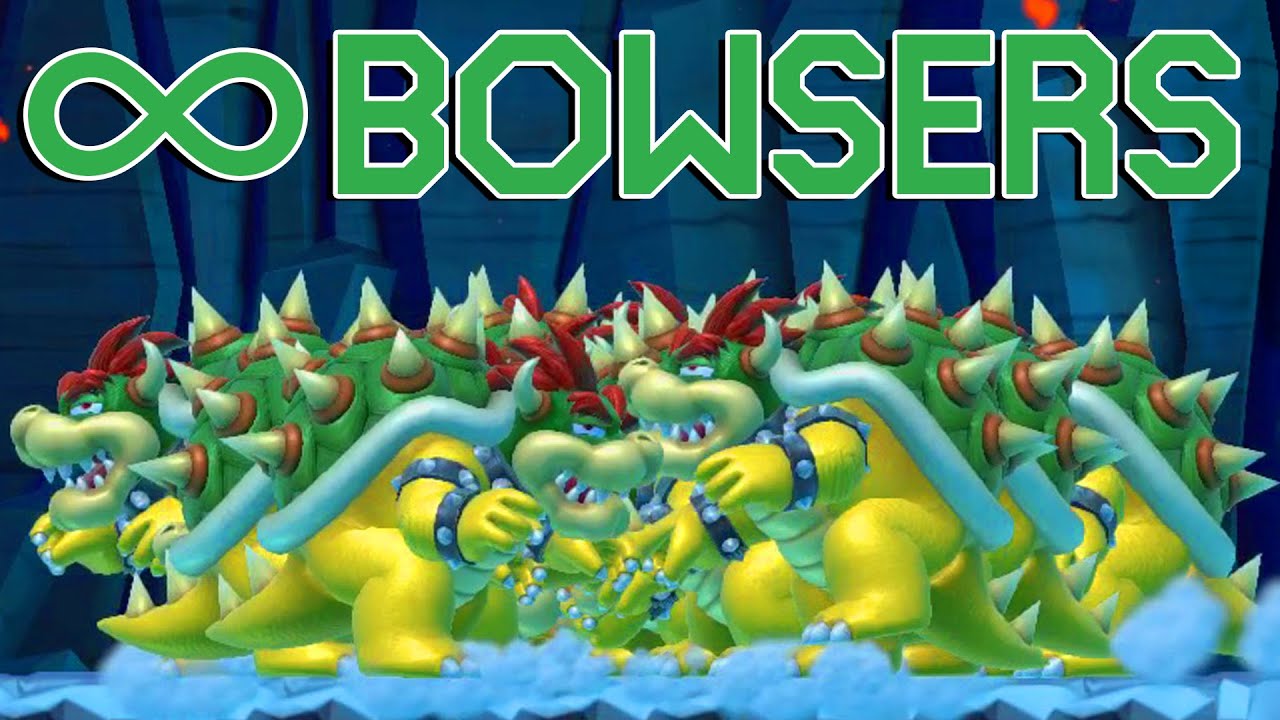 What If You Glitch MULTIPLE BOWSERS into ONE LEVEL? - Super Mario Maker 2