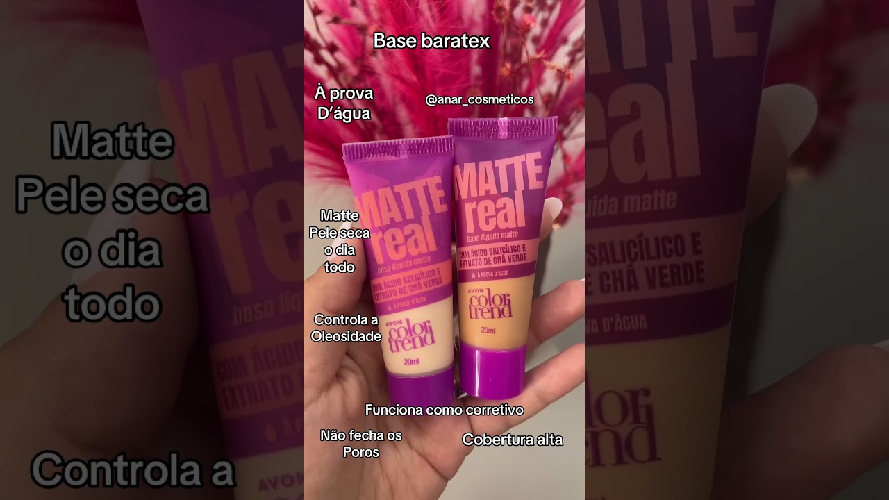 Base Matte Real Avon #pele #makeup #avon #baseball #corretivo #maquiagem