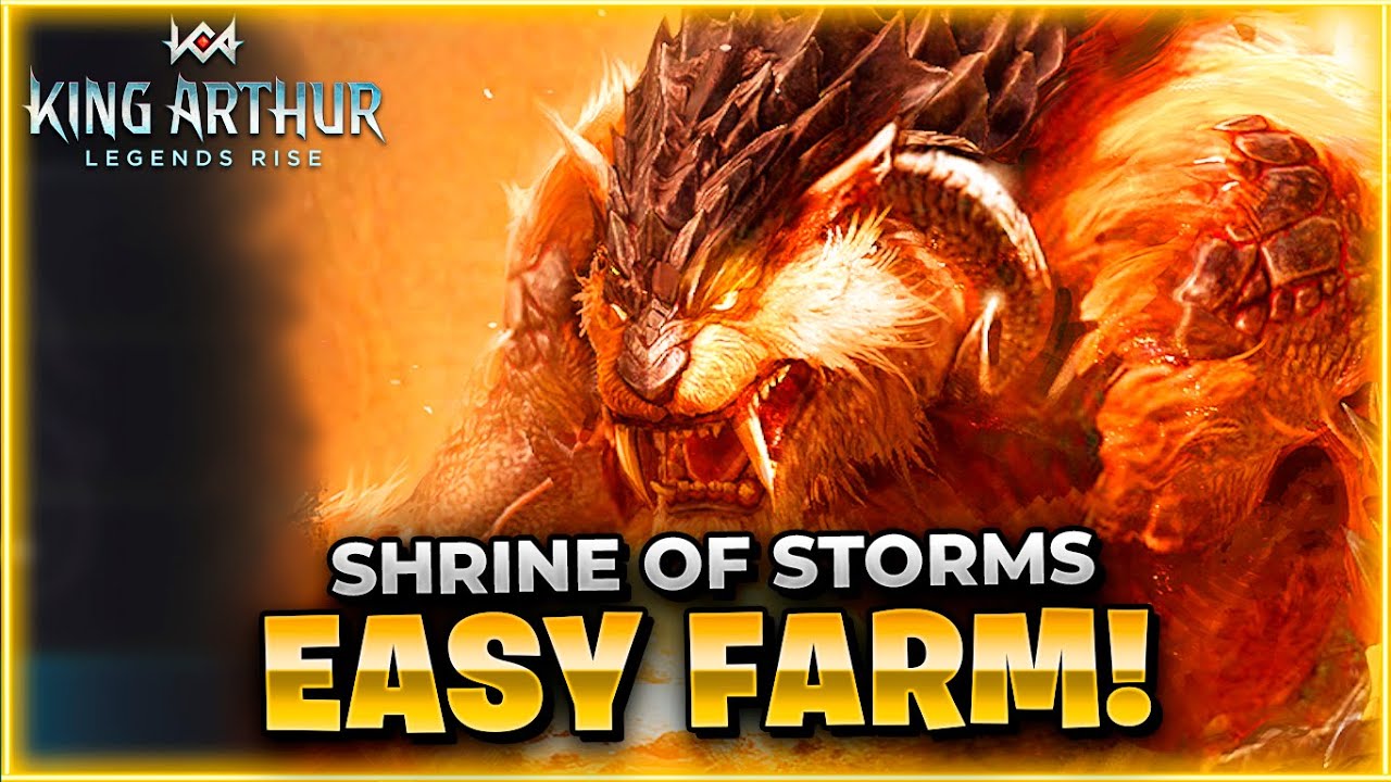 FARM STG 10 With These 3 Teams! Shrine Of Storms Tarrasque Guide King Arthur: Legends Rise