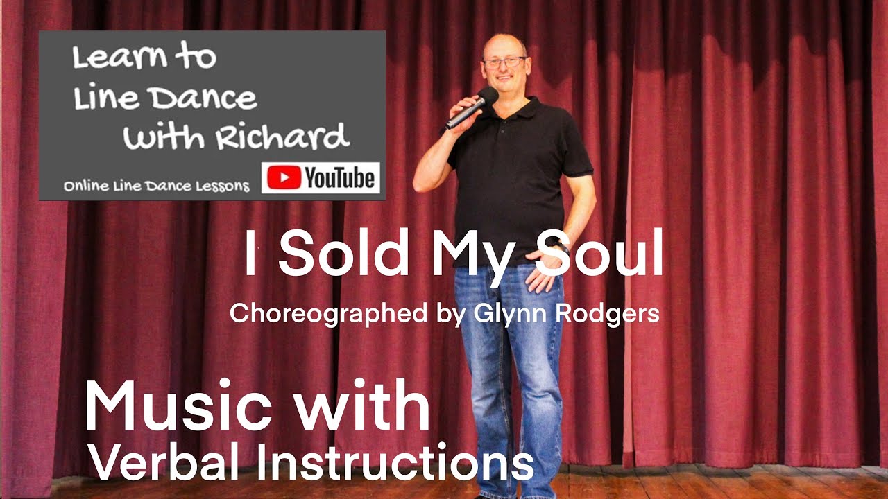 ABSOLUTE BEGINNER LINE DANCE LESSON 61 - I Sold My Soul - Part 2 - Music with verbal instruction