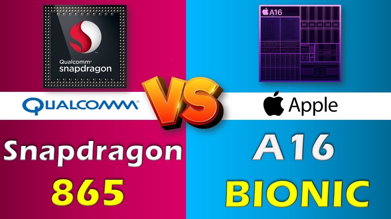 QUALCOMM SNAPDRAGON 865 VS APPLE A15 BIONIC
