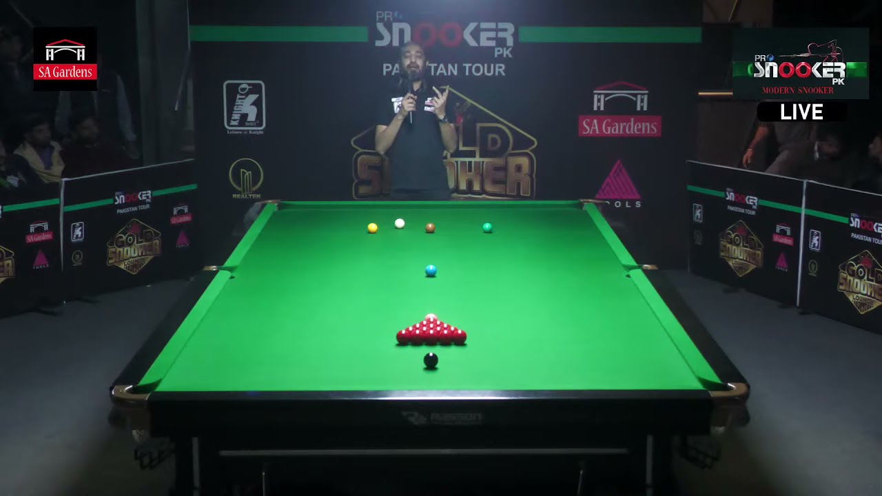 FINAL - Asjad Iqbal VS Waseem Abbas   | Live With Shoaib Arif - Lahore | pro snooker Pakistan tour|