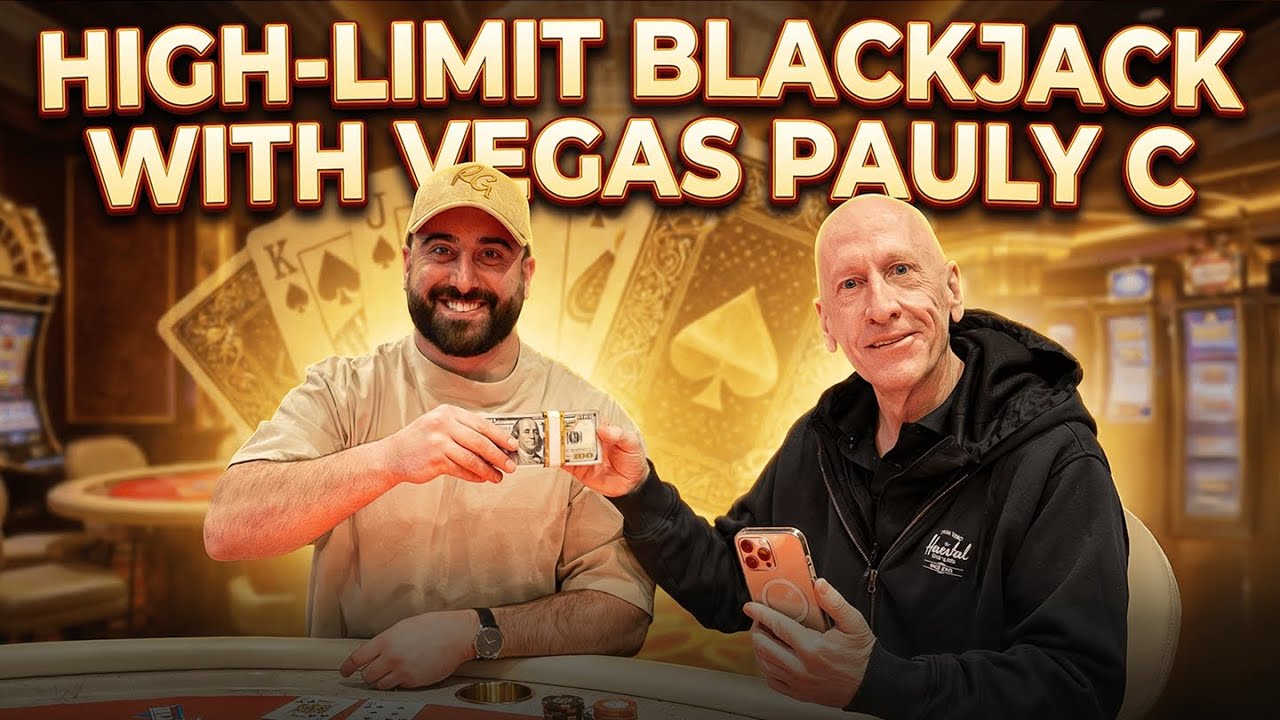 💰 Hitting the Casino with Vegas Pauly C | HIGH-LIMIT BLACKJACK