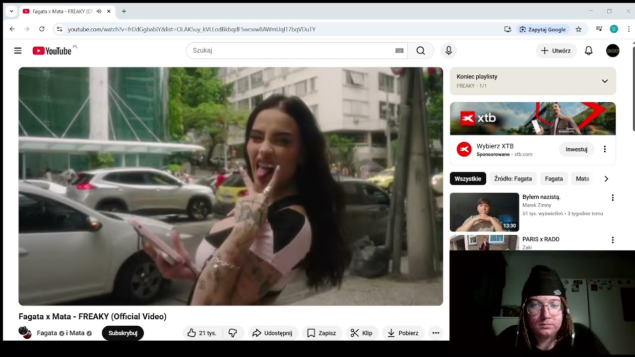 Novik reaguje - Fagata x Mata - FREAKY (Official Video)