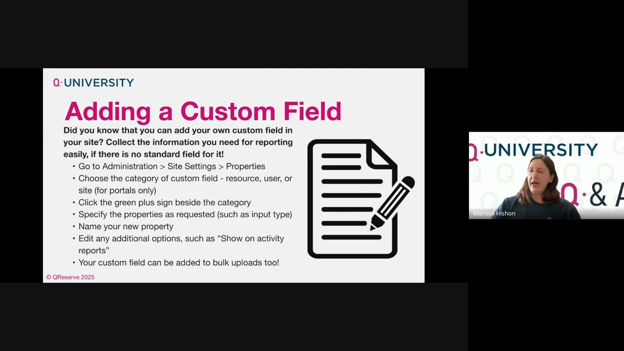 QUniversity Webinar Q&A on Sites: Tips & Tricks for Site Administrators