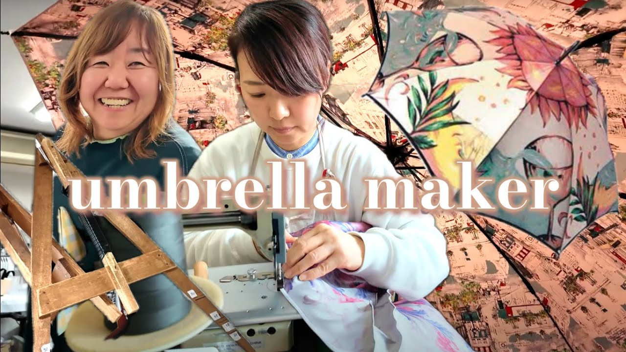 At $160 each, Japanese luxury umbrella shop, reveals the craftsmanship behind its production.
