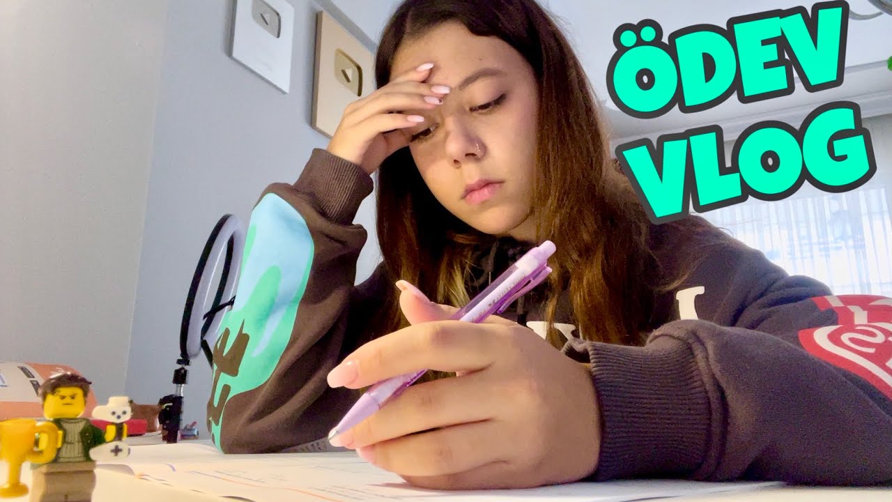 ÖDEV VLOG ‼️😰 10. Sınıf Zormuş‼️ Tuana Zeybek