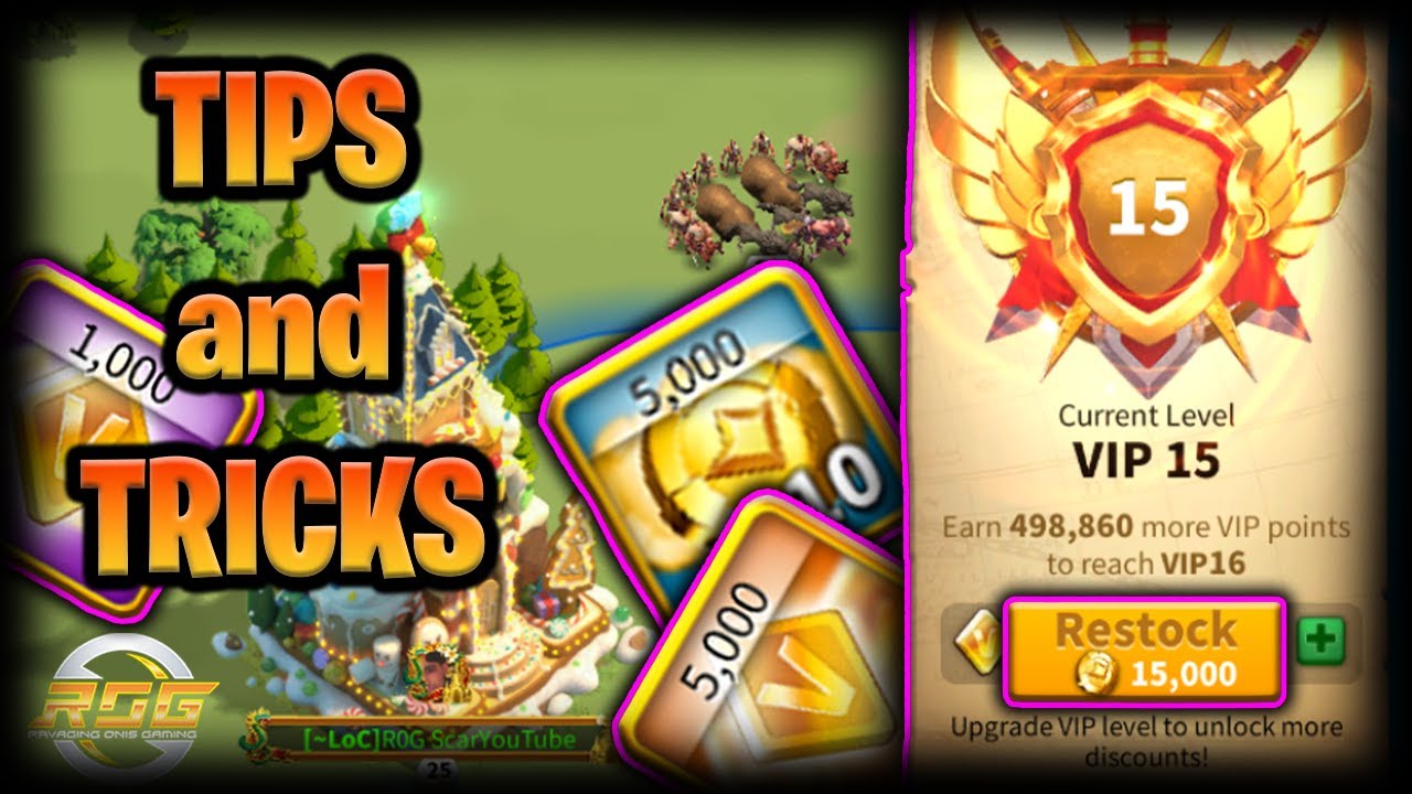 How F2p Can get VIP Points Rise of Kingdoms