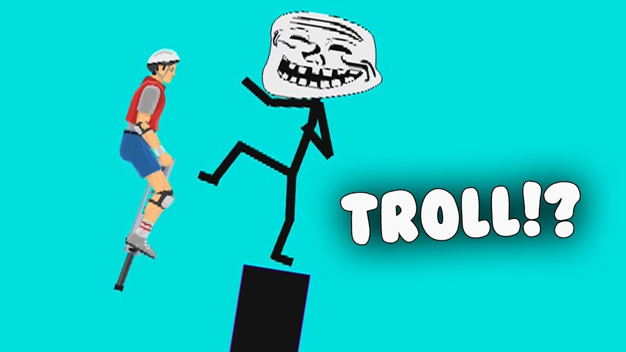 TROLL?! - Happy Wheels