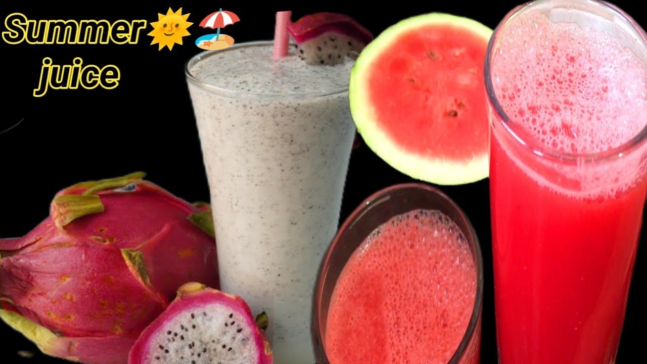 Tarbooj Sharbat | watermelon lemonade | watermelon juice | तरबूज का जूस | Dragon fruit juice