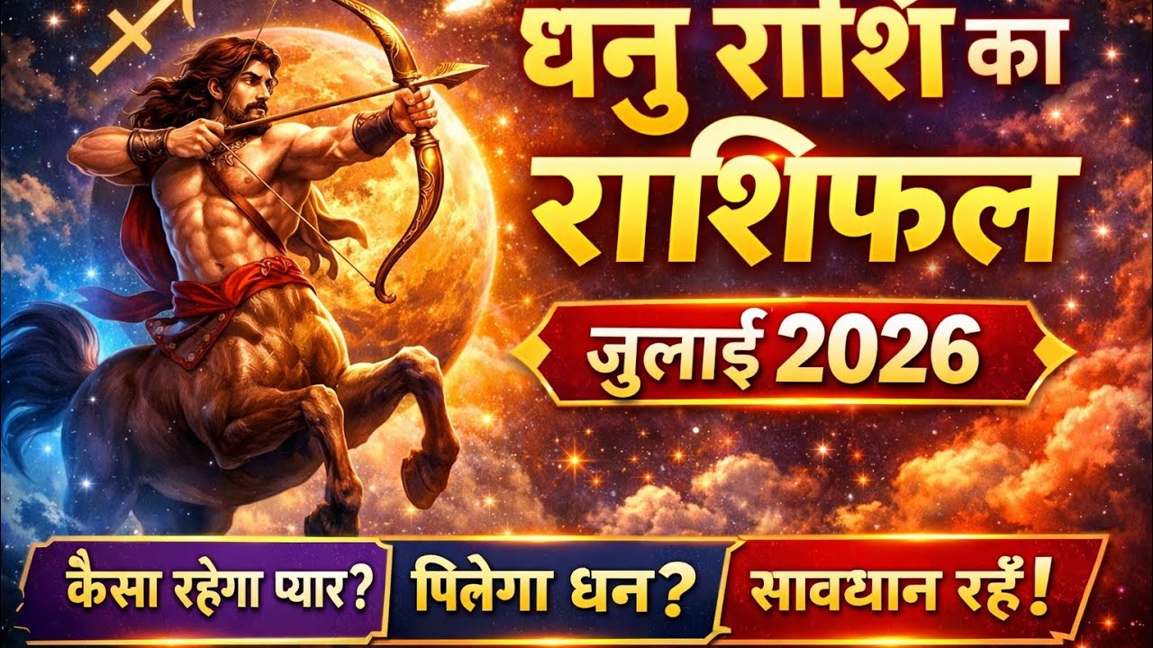 धनु राशि राशिफल जुलाई 2026 | Dhanu Rashi July 2026 | Sagittarius Horoscope | by vivek verma