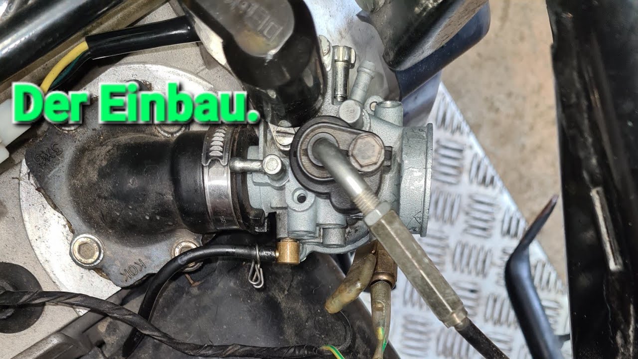 4 Teil / Explorer Race GT 50 / Vergaser Reinigen,zusammenbauen,anbauen.