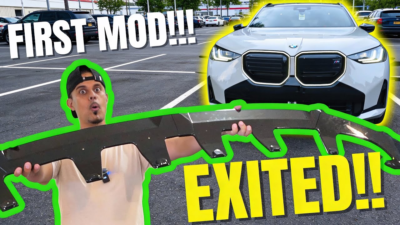 Unboxing Lip Kit For My 2025 BMW X3 M50!!!