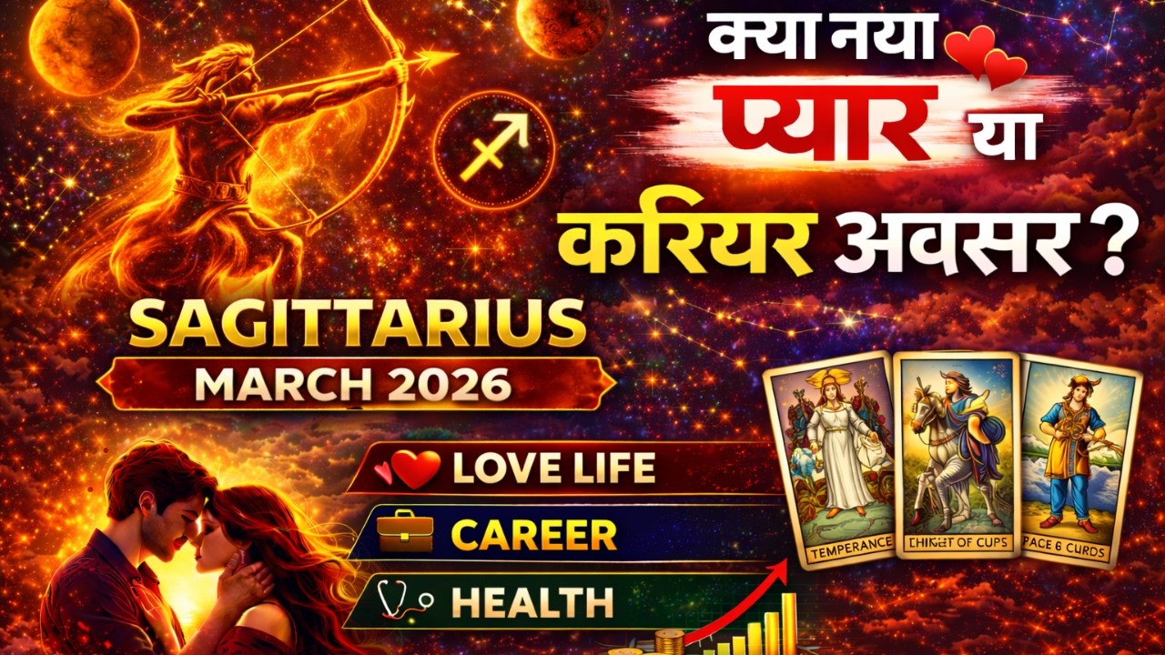 ♐ Sagittarius March 2026 – Kya Love Life Ya Career Me Bada Opportunity? 🔥| Dhanu Rashi
