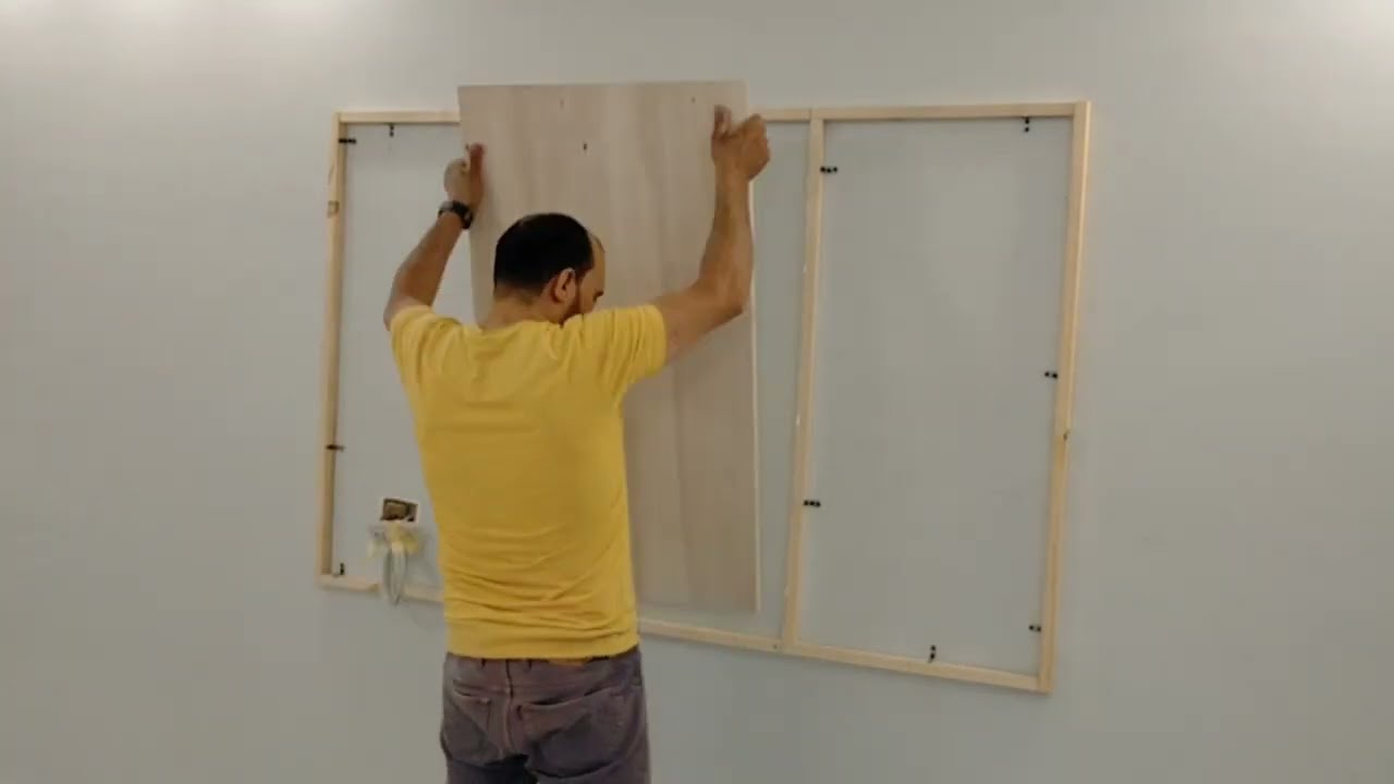 كيفية تركيب اقوي شاشه بديل الرخام وبديل الخشب #شاشة_بديل_الرخام_الخشب