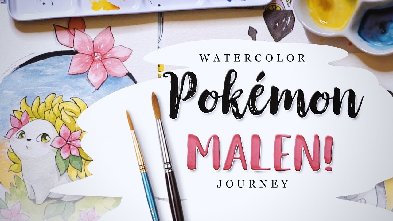 Pokémon Malen #4 🎊 My Watercolour Journey