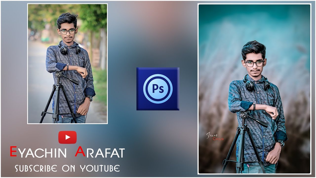Ps touch Awesome Background change &Lightroom Colour Effect Editing By Eyachin Arafat