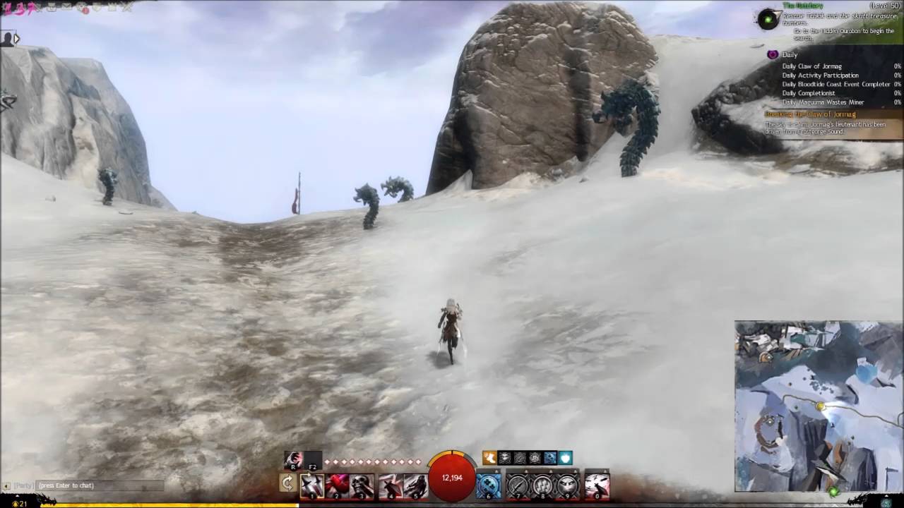 GW2 frostwalk tundra hero point and POI (frostgorge sound)