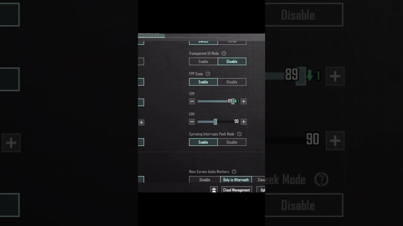 Perfect aim settings ✅