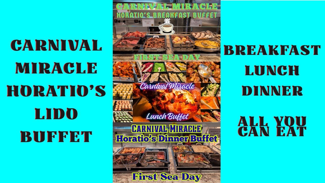 𝐁𝐫𝐞𝐚𝐤𝐟𝐚𝐬𝐭, 𝐋𝐮𝐧𝐜𝐡 & 𝐃𝐢𝐧𝐧𝐞𝐫 ☯ 𝐇𝐨𝐫𝐚𝐭𝐢𝐨'𝐬 𝐋𝐢𝐝𝐨 𝐁𝐮𝐟𝐟𝐞𝐭 ☯ 𝐂𝐚𝐫𝐧𝐢𝐯𝐚𝐥 𝐌𝐢𝐫𝐚𝐜𝐥𝐞 ☯  𝐅𝐢𝐫𝐬𝐭 𝐒𝐞𝐚 𝐃𝐚𝐲
